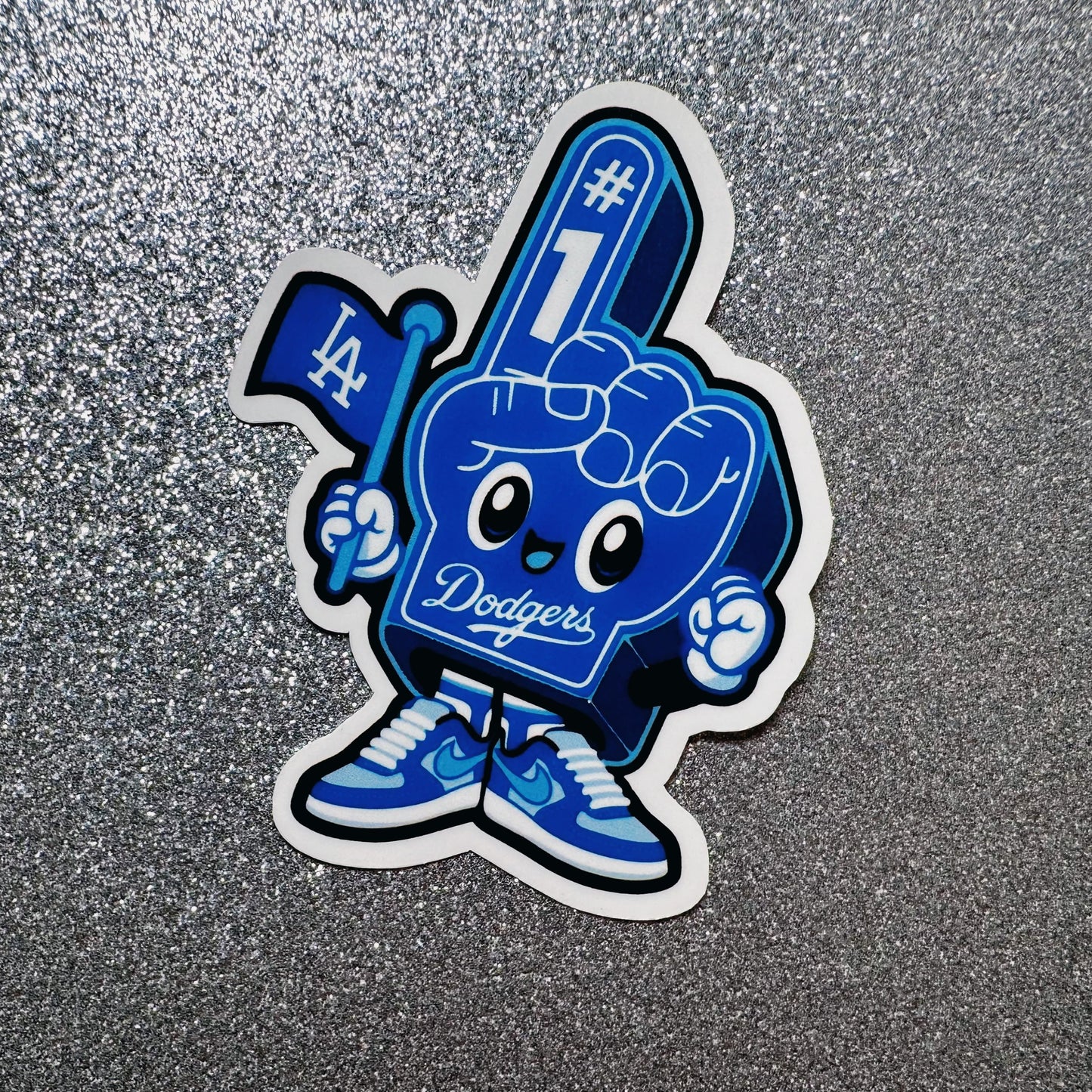 Were #1 Dodgers Sticker